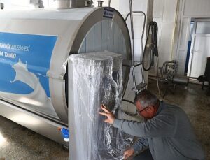 Antalya Büyükşehir Mahalleli sütünü daha iyi şartlarda muhafaza edecek