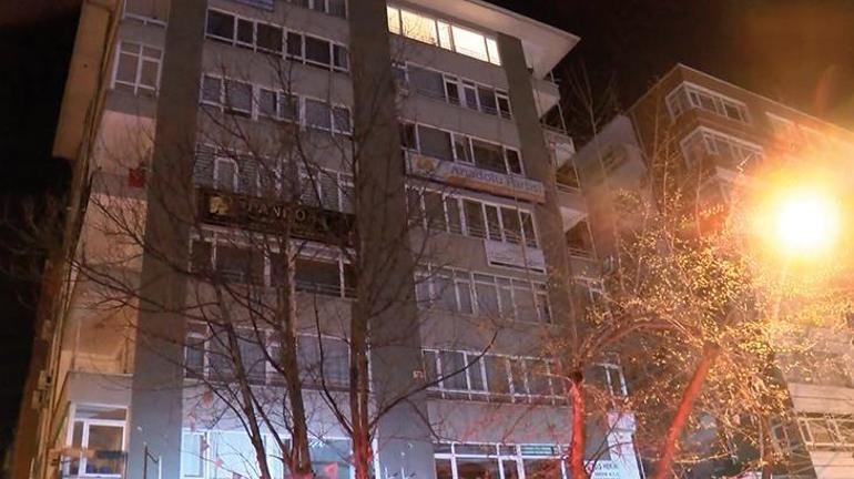 Çankaya'da Apartmanın 5. Katında Yangın Çıktı