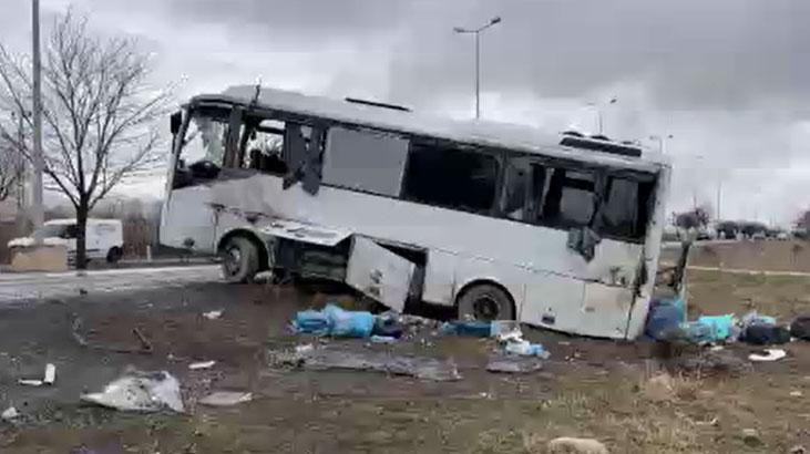 Kayseri-Niğde Yolunda Cezaevi Nakil Aracı Kaza Yaptı