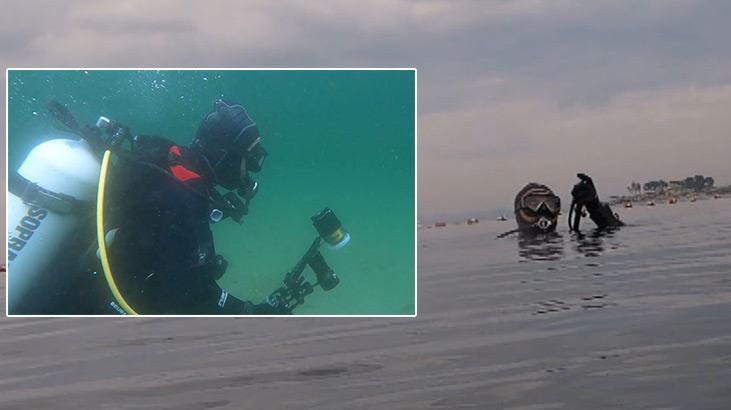 Denizcilik Fakültesi Dekanı Dalış Yaparak Marmara Denizi'ni İnceliyor