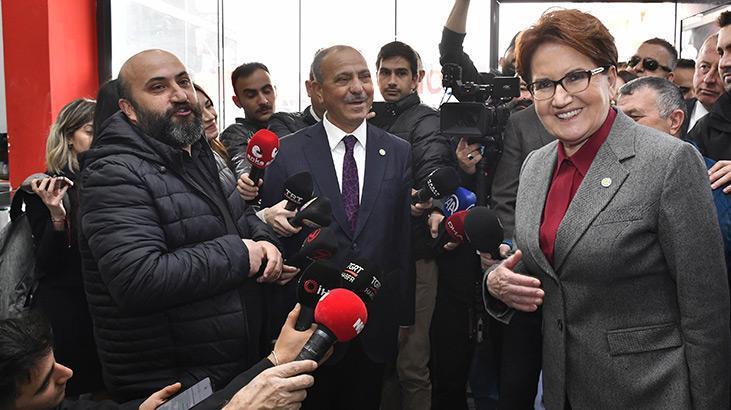 Meral Akşener Esnaf Ziyaretlerinde Bulundu