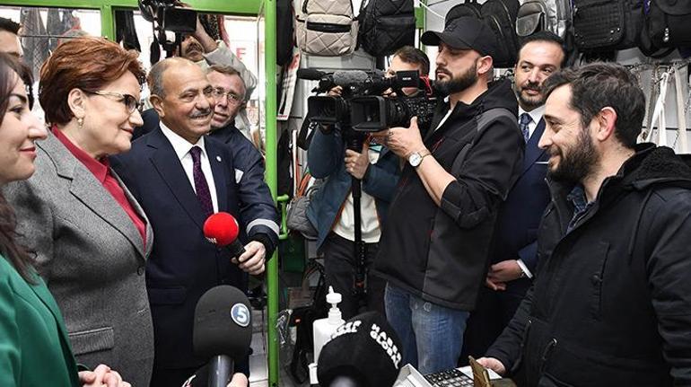 Meral Akşener Esnaf Ziyaretlerinde Bulundu