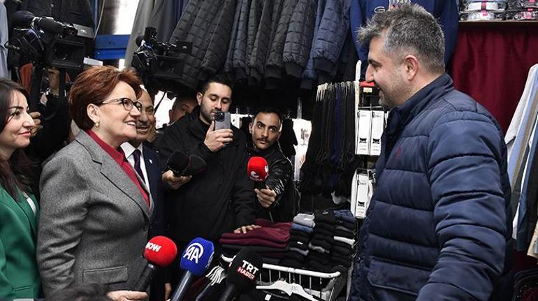 Meral Akşener Esnaf Ziyaretlerinde Bulundu