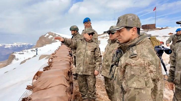 Orgeneral Bayraktaroğlu Şırnak'ta İncelemelerde Bulundu