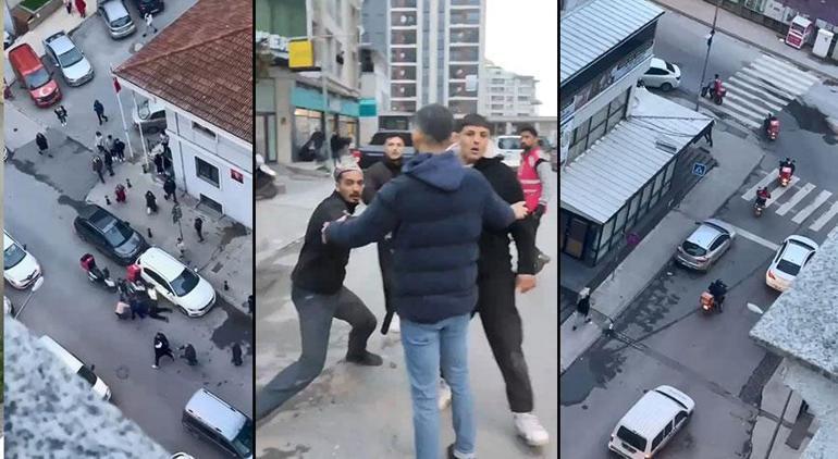Kavga Anı Güvenlik Kamerasına Yansıdı