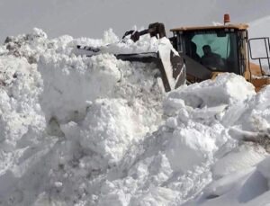 Van İl Özel Yönetimi Ekipleri Karla Mücadelede
