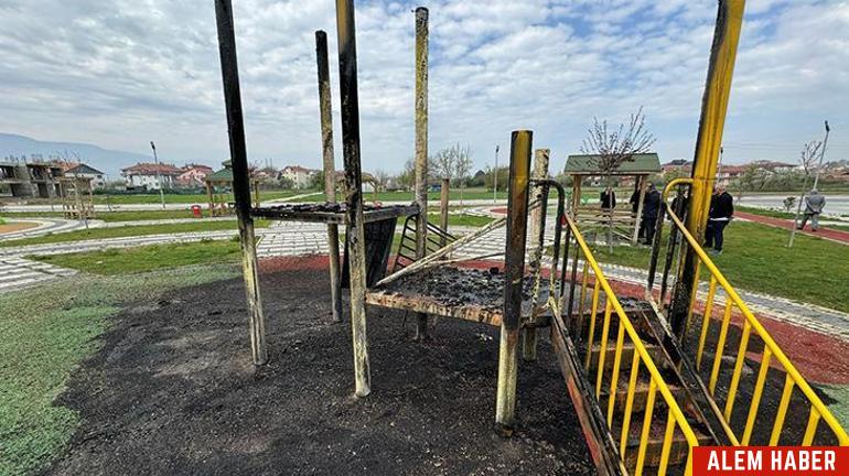 Bolu Belediyesi Çocuk Parkı Kundaklandı