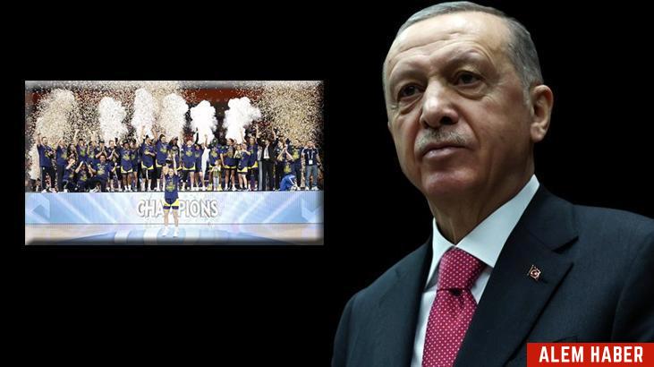 Cumhurbaşkanı ve Bakanlar Fenerbahçe'yi Tebrik Etti