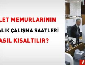Devlet Memurları Çalışma Süreleri Kanunu