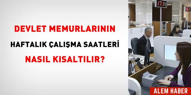 Devlet Memurları Çalışma Süreleri Kanunu