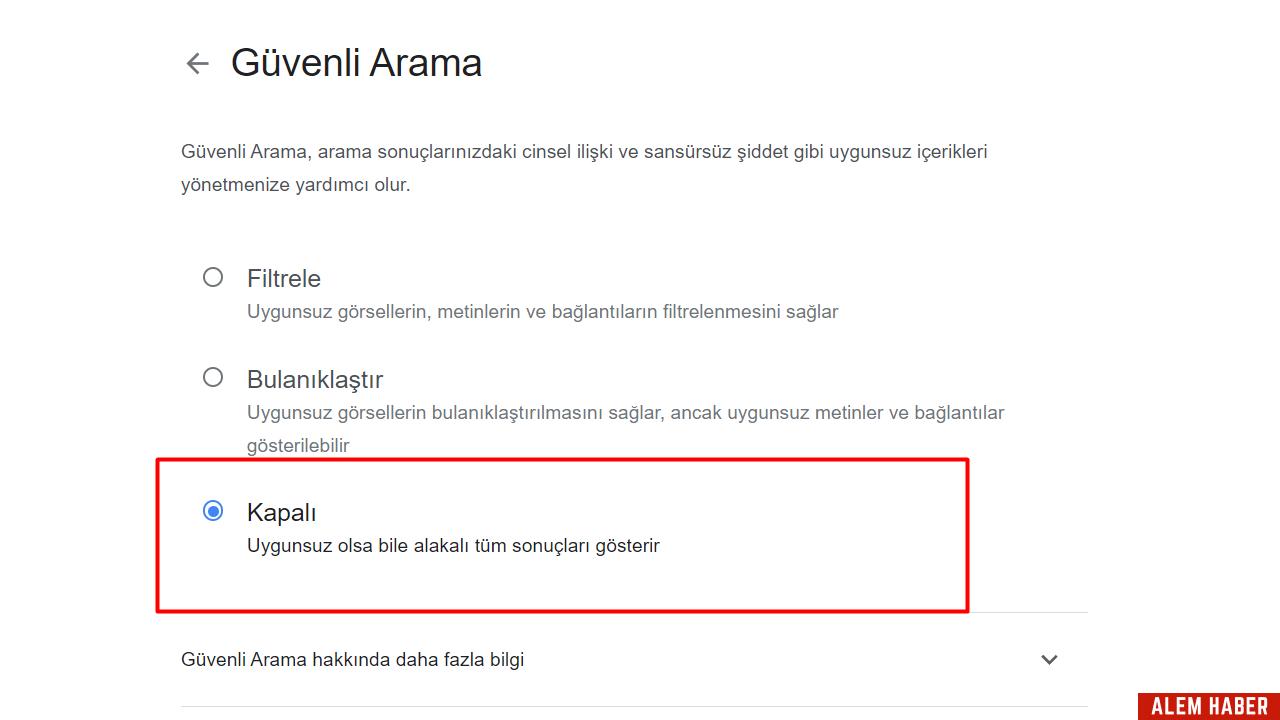 Google Güvenli Arama Nedir ve Nasıl Çalışır?