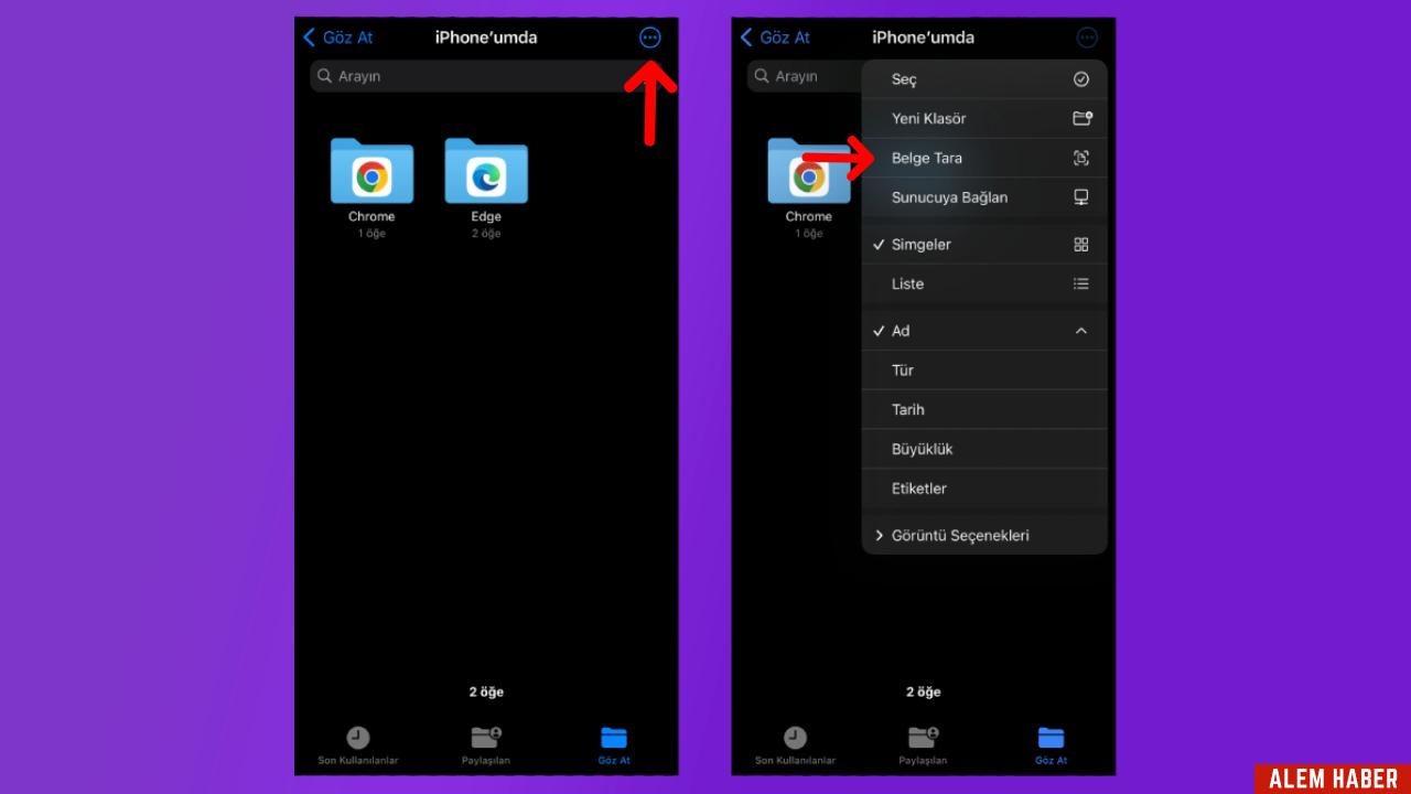 iPhone ile Belge Tarama Nasıl Yapılır?