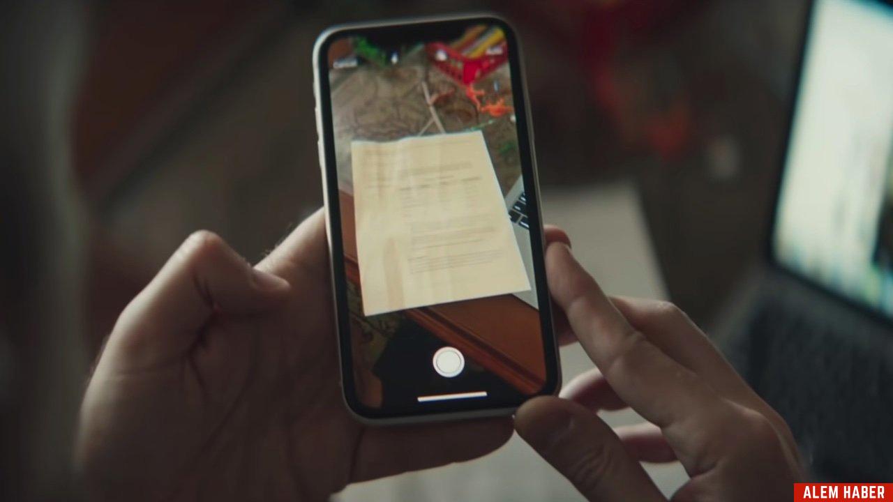 Notlar Uygulaması Üzerinden Belge Tarama