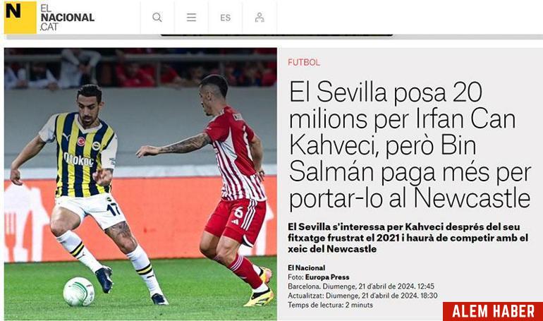 İrfan Can Kahveci'nin Sevilla İddiaları