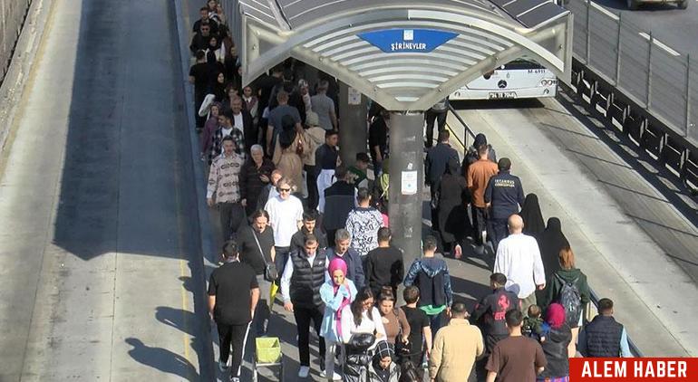 İstanbul'da Toplu Taşıma Ücretsiz Oldu, Yoğunluklar Arttı