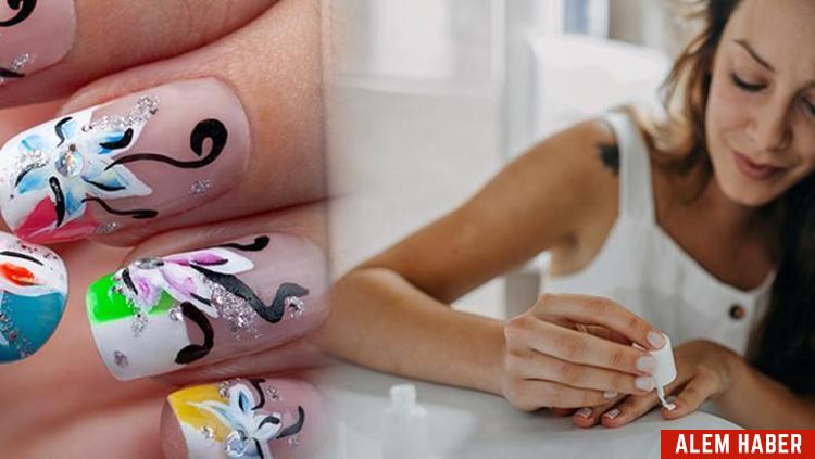 Saç Kurutma Makinesini Kullanarak Oje Hızlı Kurutma