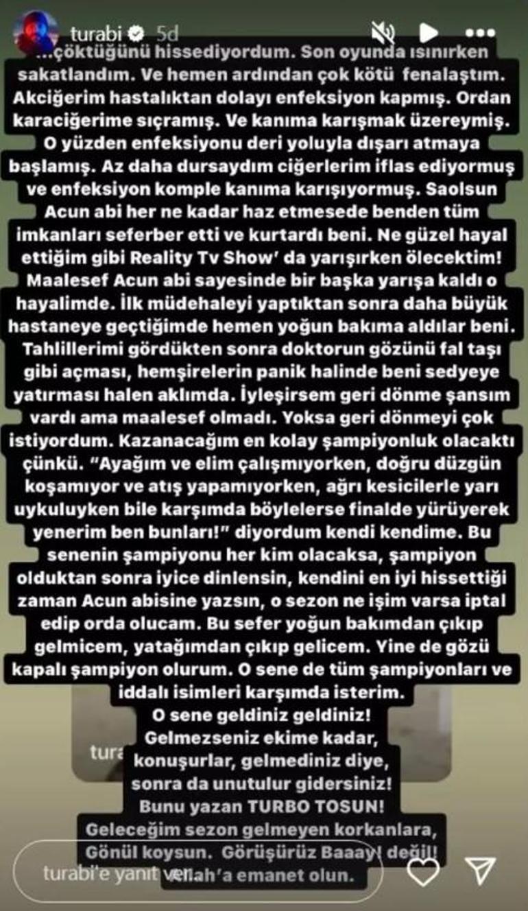Survivor'un Fırtınası: Turabi Çamkıran