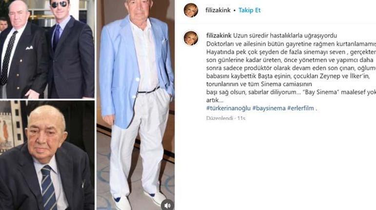 Türker İnanoğlu'nun Vefatı Sinema Dünyasını Yasa Boğdu