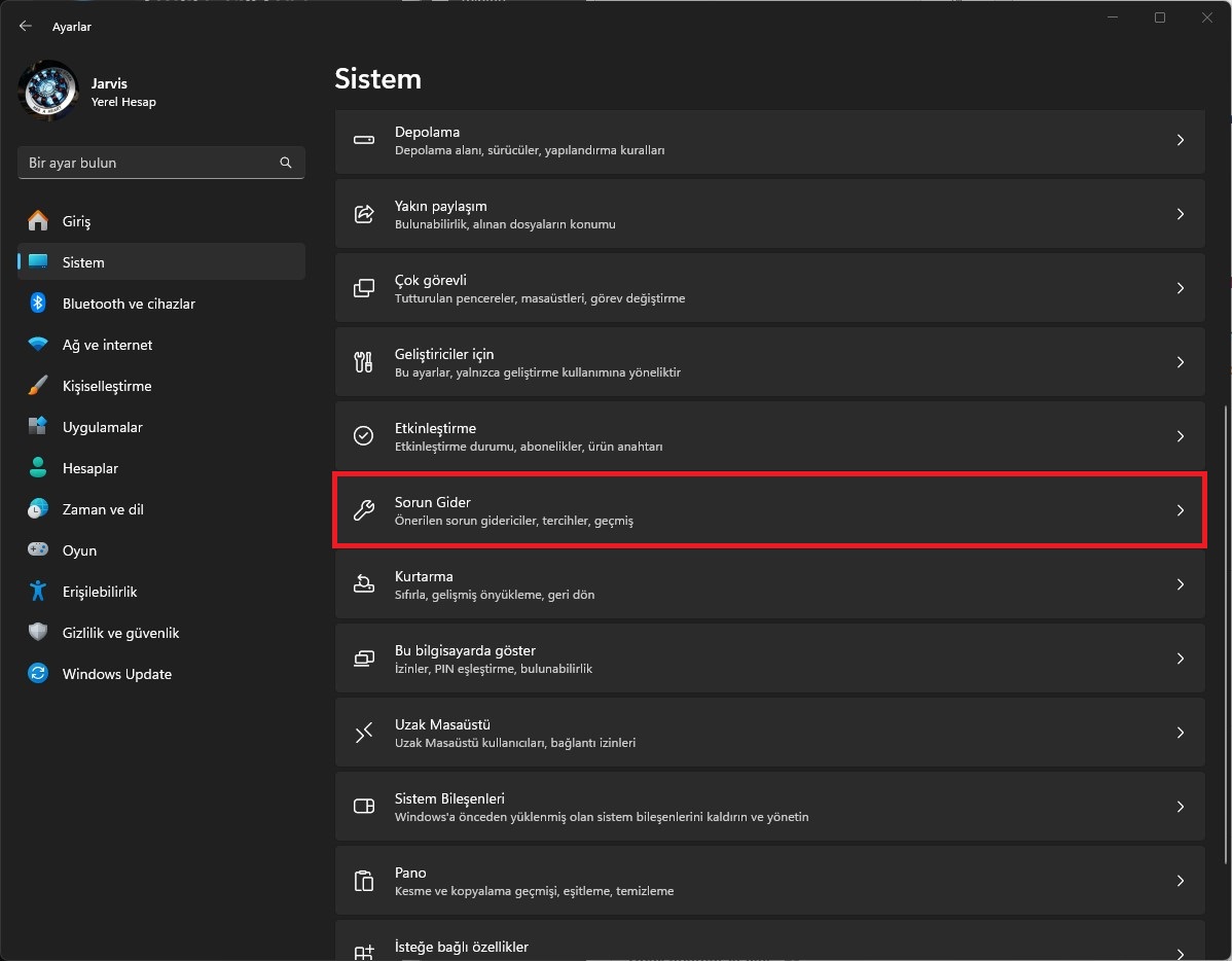 Windows Terminal Komutlarını Kullanın