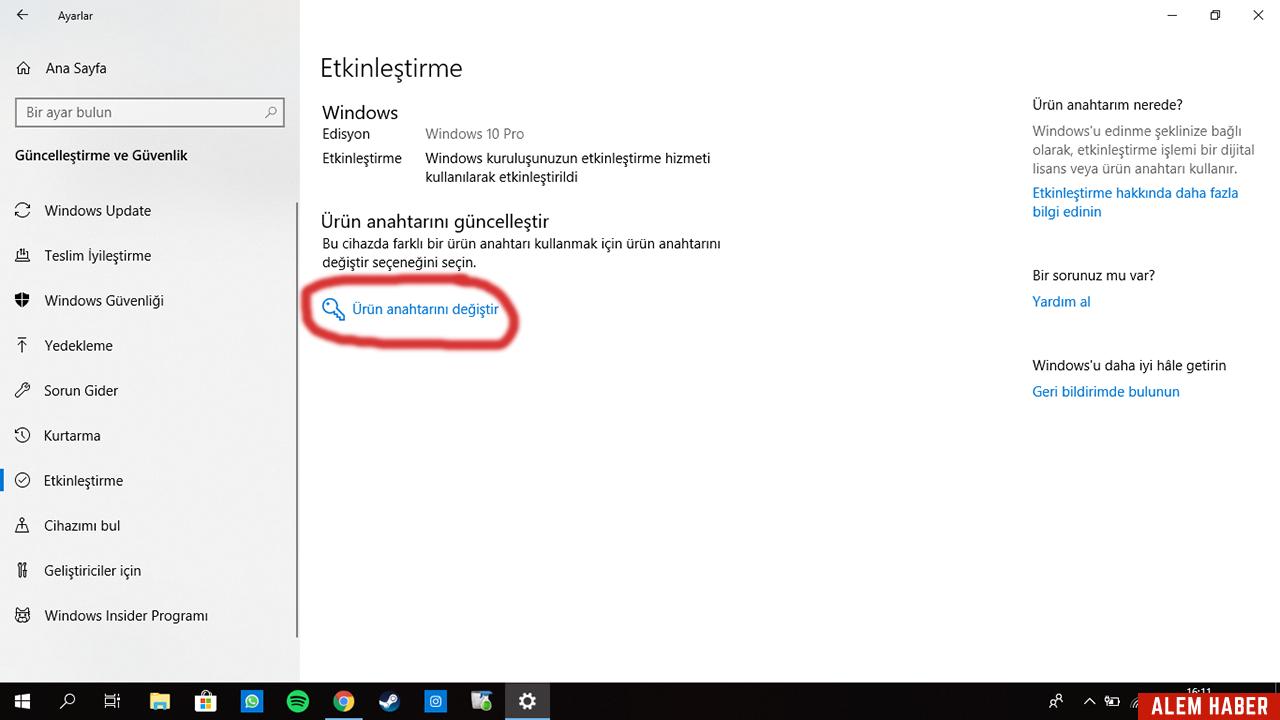 Windows Lisans Sorunlarına Çözüm