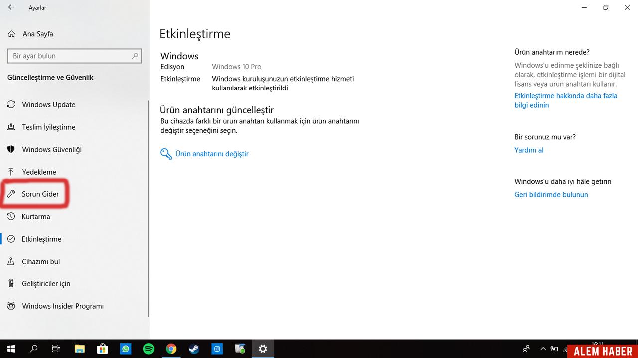 Windows Lisans Sorunlarına Çözüm