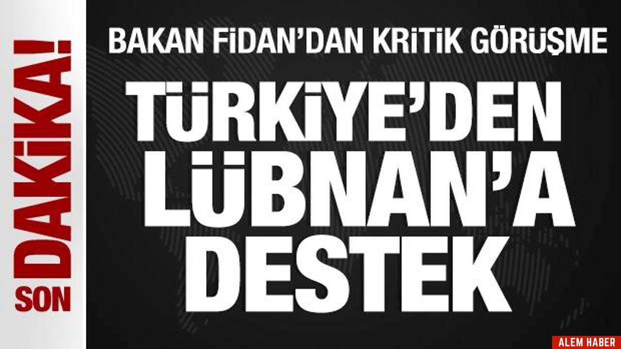 Dışişleri Bakanı Hakan Fidan, Lübnan Başbakanı Necip Mikati ile Görüştü